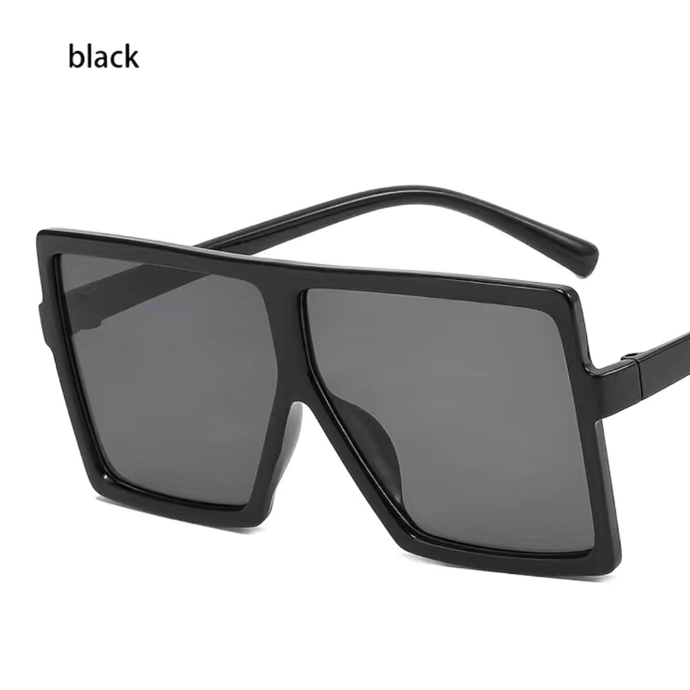 Large Frame Rectangular Sunglasses